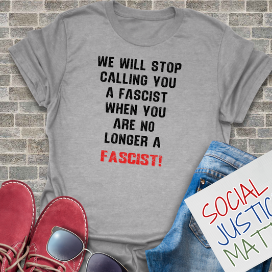 Call You A Fascist - Unisex Softstyle T-Shirt