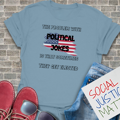 Political Jokes - Unisex Softstyle T-Shirt