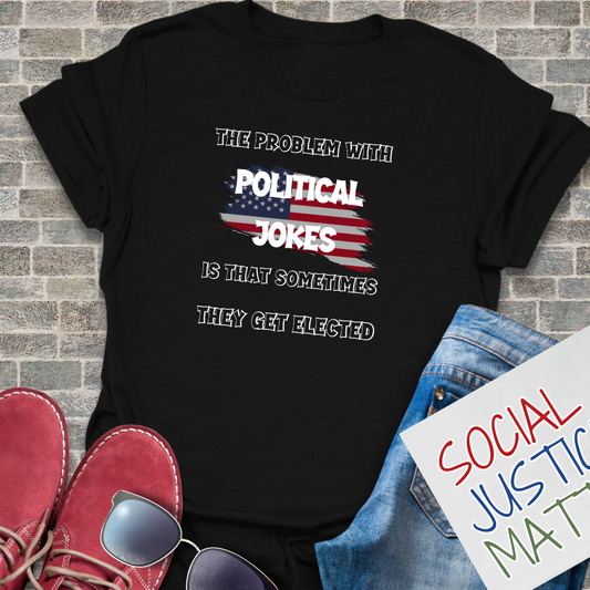 Political Jokes - Unisex Softstyle T-Shirt