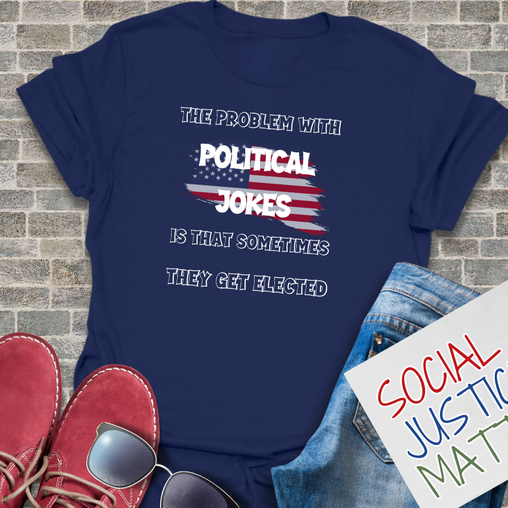 Political Jokes - Unisex Softstyle T-Shirt