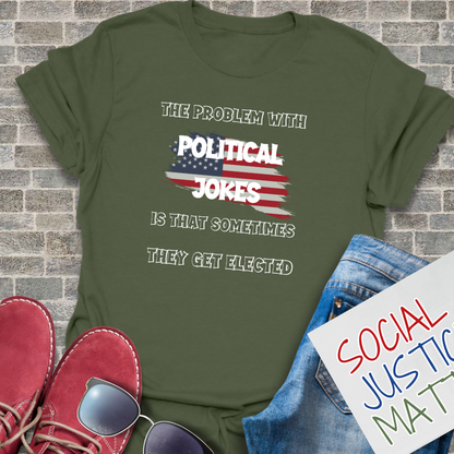 Political Jokes - Unisex Softstyle T-Shirt