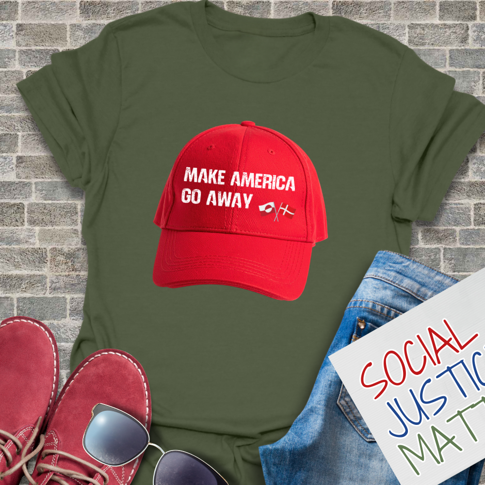 Greenland - Make America Go Away - Soft-Style Unisex T-Shirt