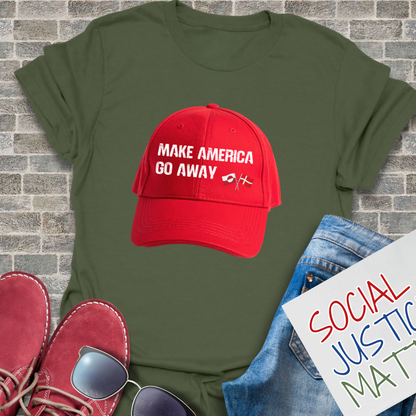 Greenland - Make America Go Away - Soft-Style Unisex T-Shirt