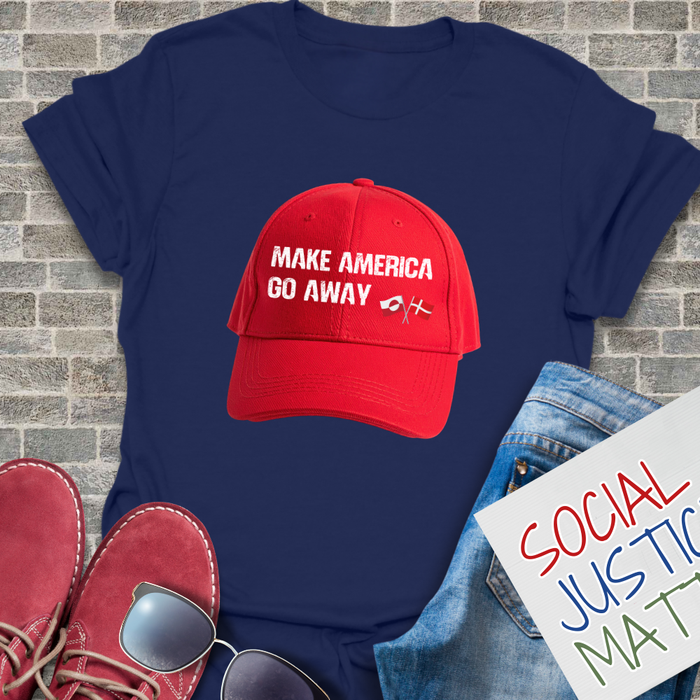 Greenland - Make America Go Away - Soft-Style Unisex T-Shirt