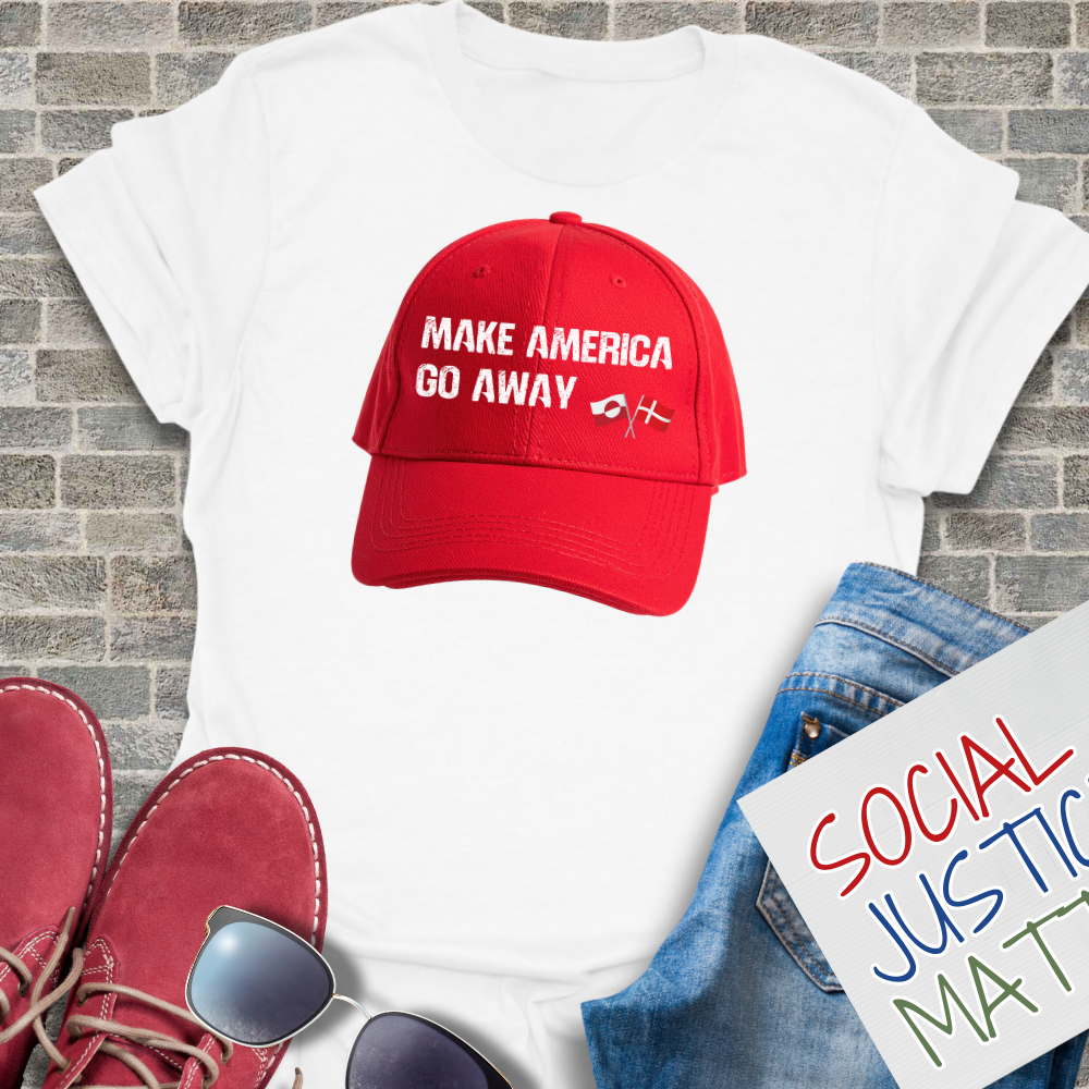 Greenland - Make America Go Away - Soft-Style Unisex T-Shirt