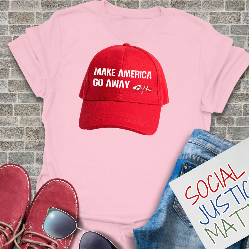 Greenland - Make America Go Away - Soft-Style Unisex T-Shirt