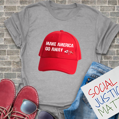 Greenland - Make America Go Away - Soft-Style Unisex T-Shirt