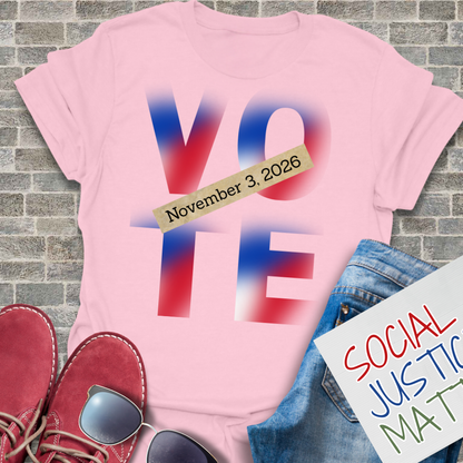 VOTE November 3, 2026 - Soft-Style Unisex T-Shirt
