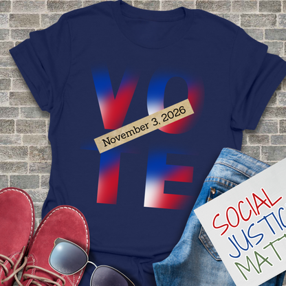 VOTE November 3, 2026 - Soft-Style Unisex T-Shirt
