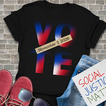 VOTE November 3, 2026 - Soft-Style Unisex T-Shirt