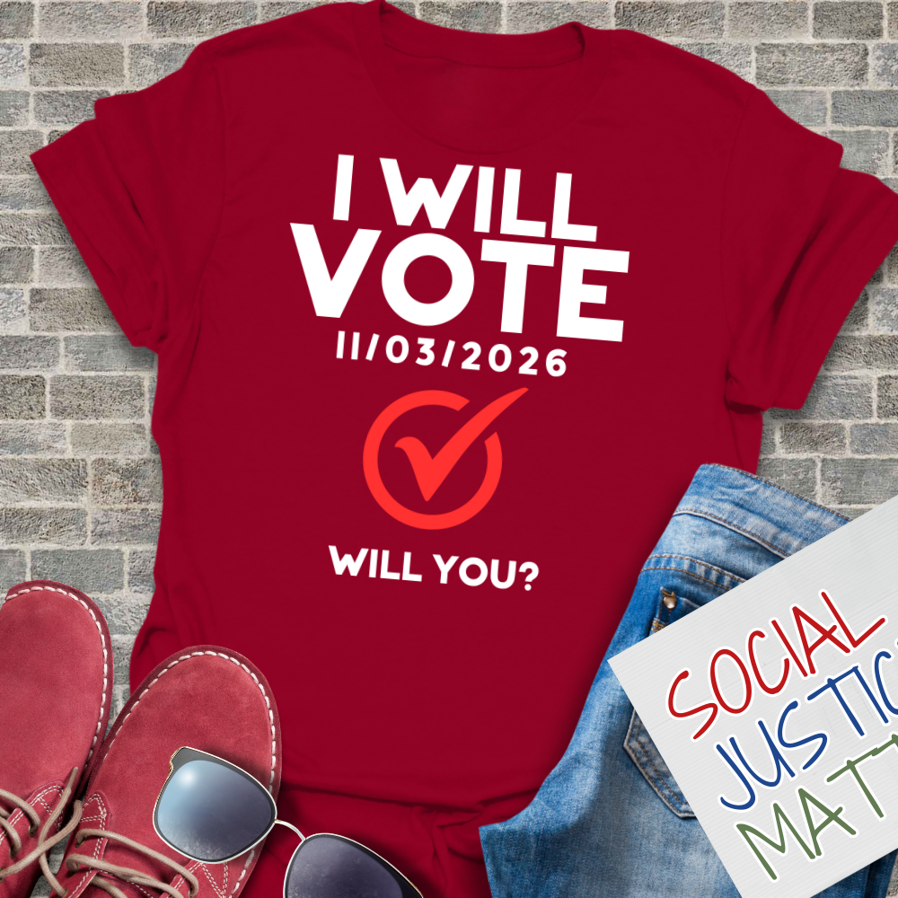 I Will Vote - Soft-Style Unisex T-Shirt