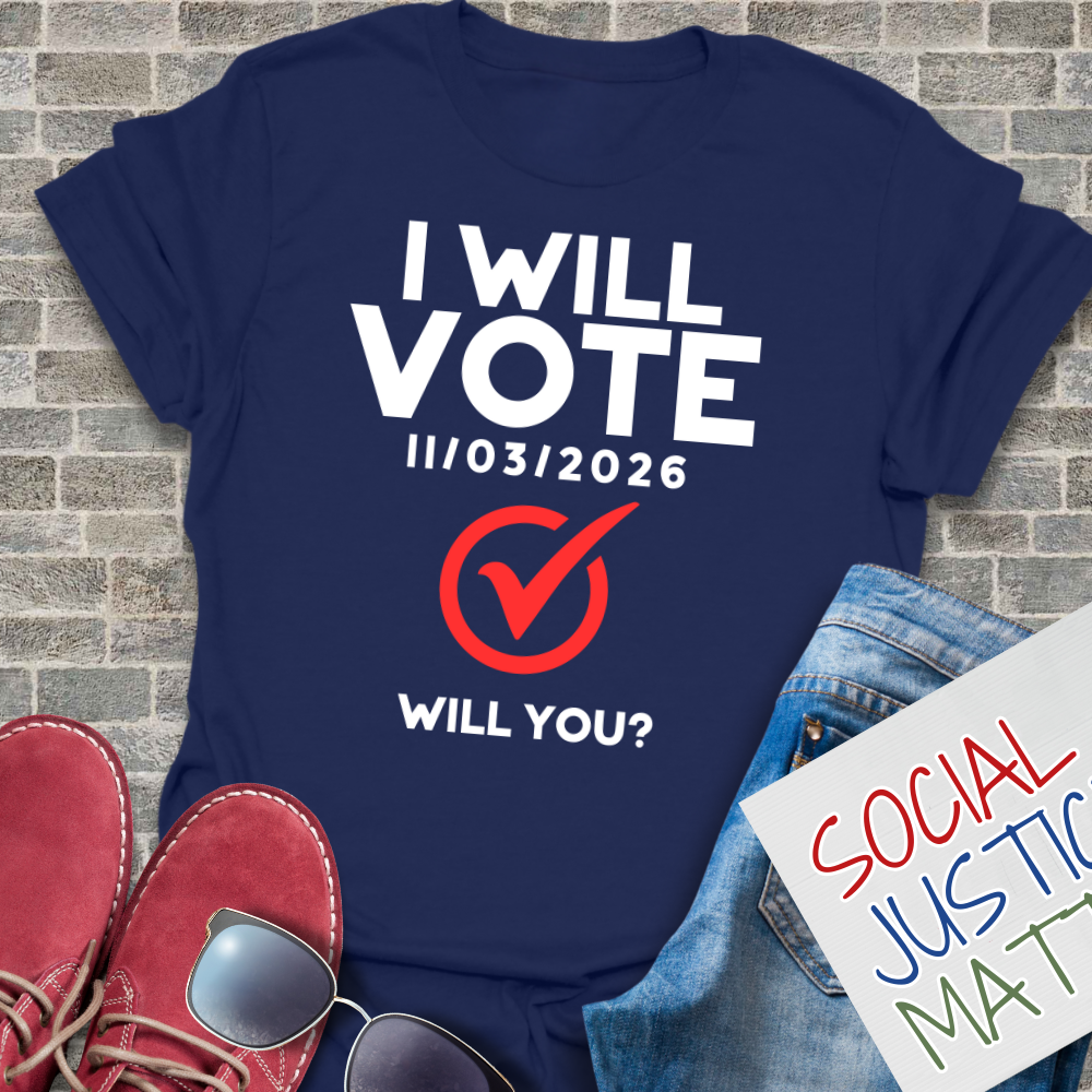 I Will Vote - Soft-Style Unisex T-Shirt