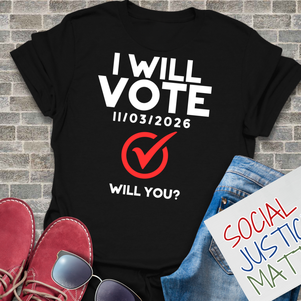 I Will Vote - Soft-Style Unisex T-Shirt