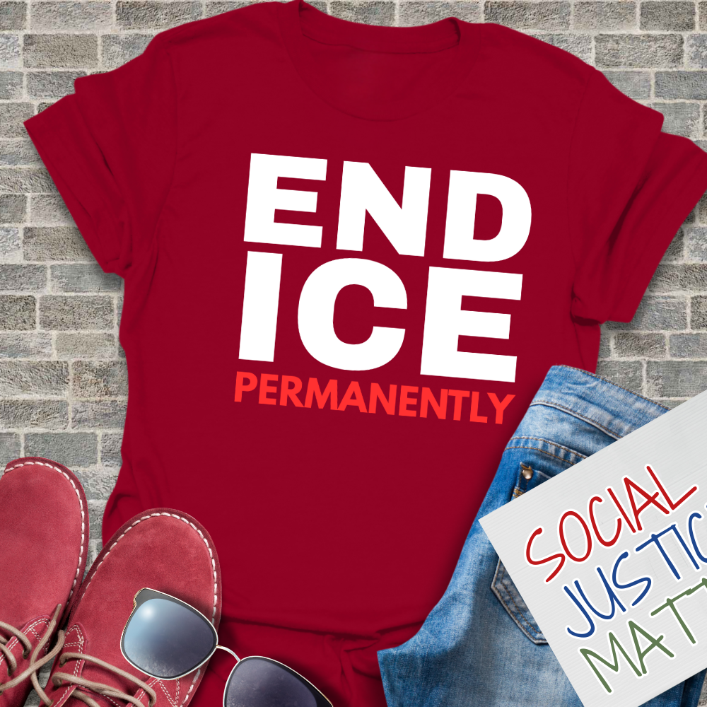 End ICE Permanently - Softstyle Unisex T-Shirt