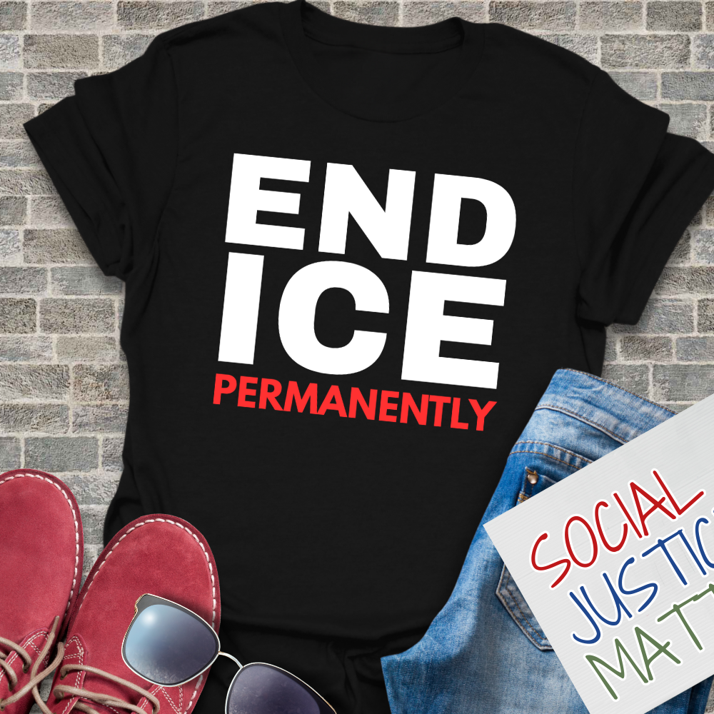 End ICE Permanently - Softstyle Unisex T-Shirt