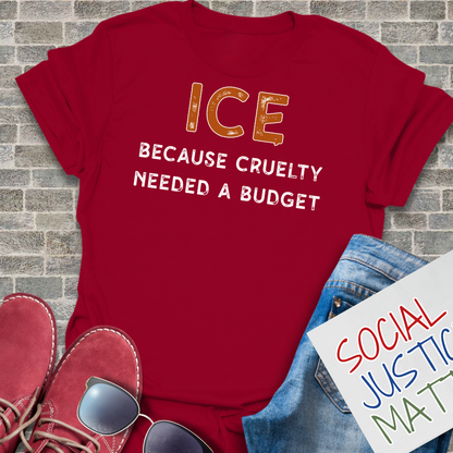 Cruelty Needed a Budget - Soft-Style Unisex T-Shirt