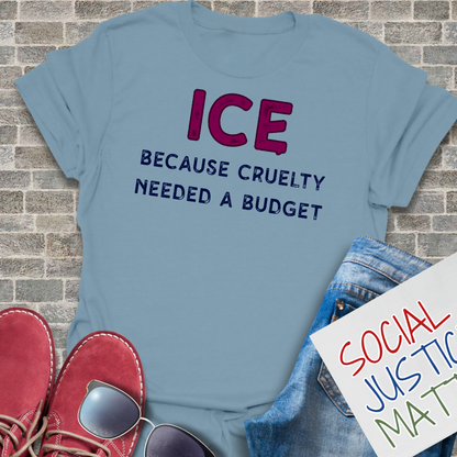 Cruelty Needed a Budget - Soft-Style Unisex T-Shirt