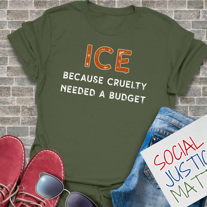Cruelty Needed a Budget - Soft-Style Unisex T-Shirt