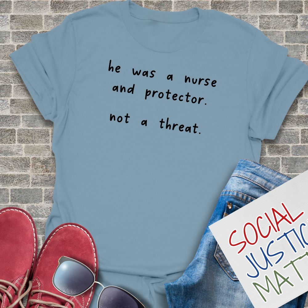 Alex Pretti - he was a nurse - Unisex Softstyle T-Shirt