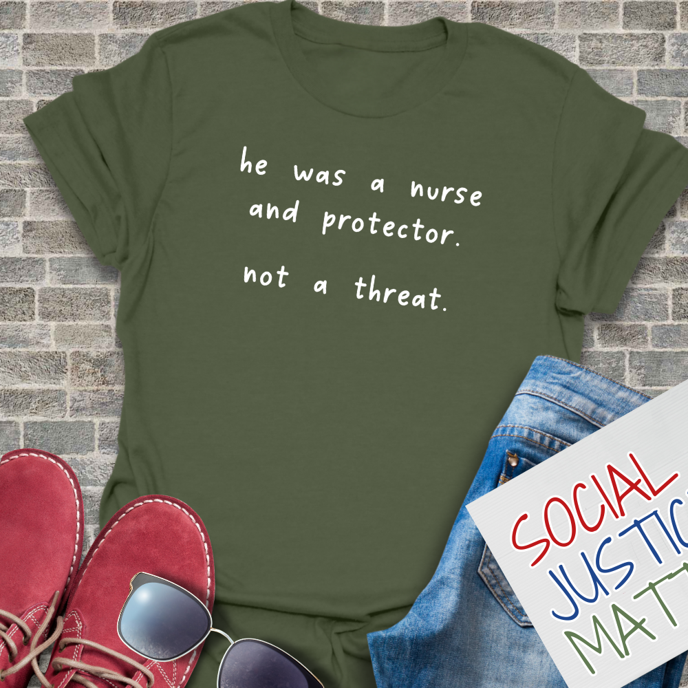 Alex Pretti - he was a nurse - Unisex Softstyle T-Shirt