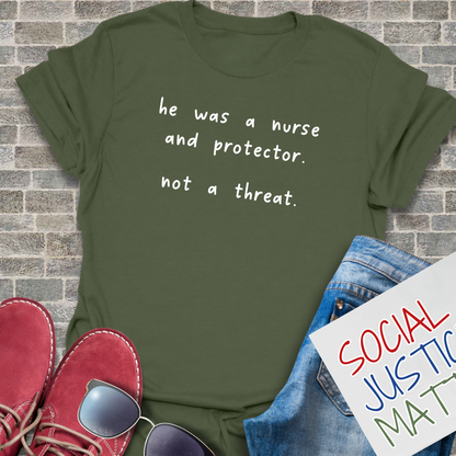 Alex Pretti - he was a nurse - Unisex Softstyle T-Shirt