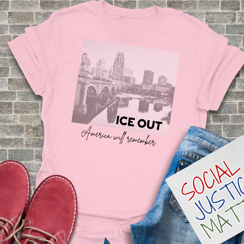 Minneapolis-ICE OUT - Unisex Softstyle T-Shirt