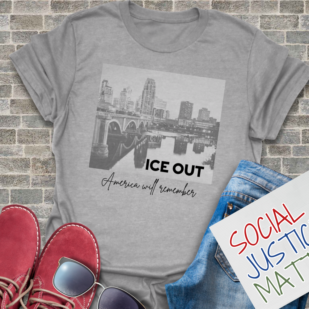 Minneapolis-ICE OUT - Unisex Softstyle T-Shirt
