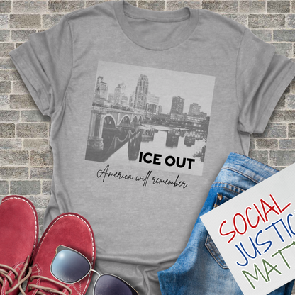 Minneapolis-ICE OUT - Unisex Softstyle T-Shirt