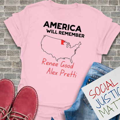 America Will Remember - Soft-Style Unisex T-Shirt