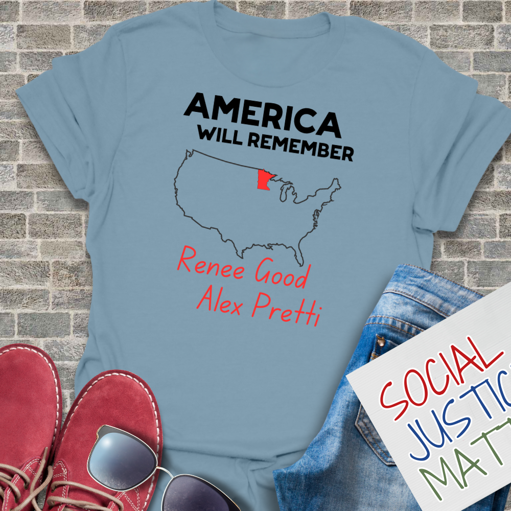 America Will Remember - Soft-Style Unisex T-Shirt