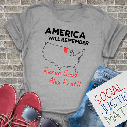 America Will Remember - Soft-Style Unisex T-Shirt