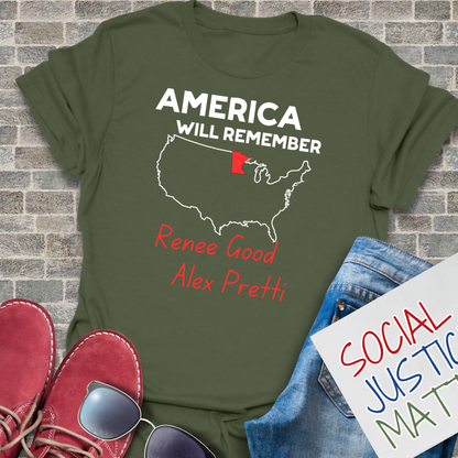 America Will Remember - Soft-Style Unisex T-Shirt