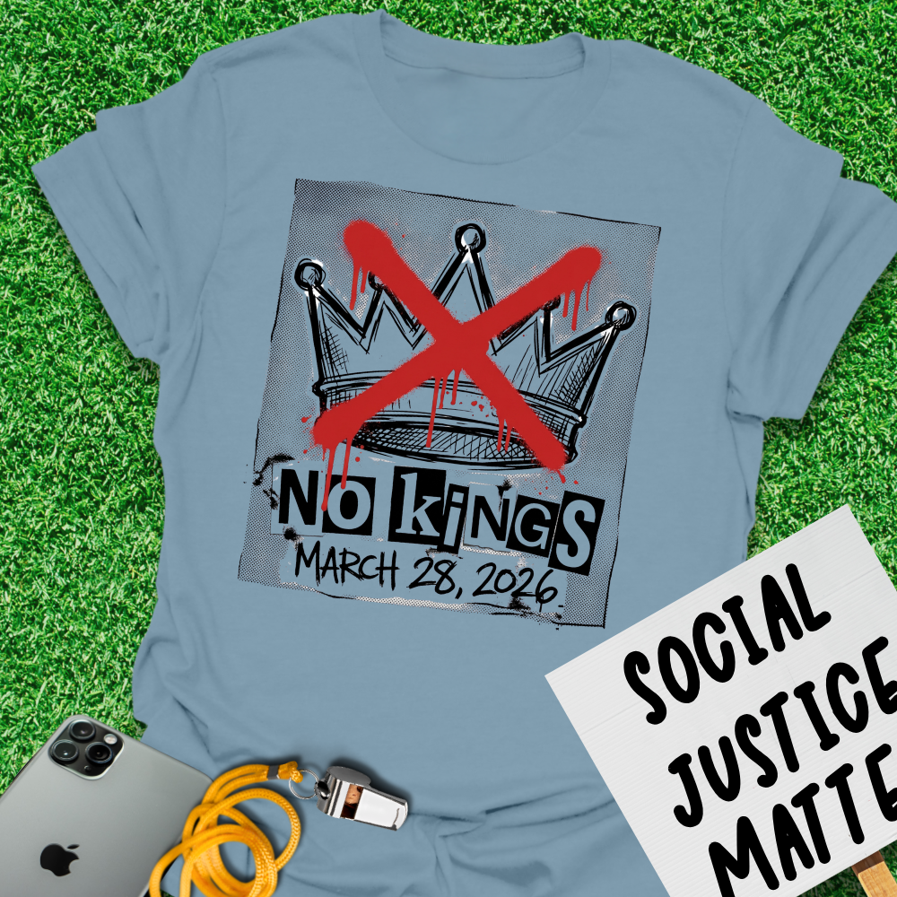 No Kings. March 28. 2026 - Punk Style - Unisex Softstyle T-Shirt