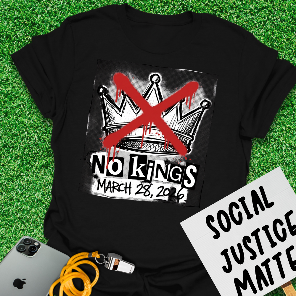 No Kings. March 28. 2026 - Punk Style - Unisex Softstyle T-Shirt