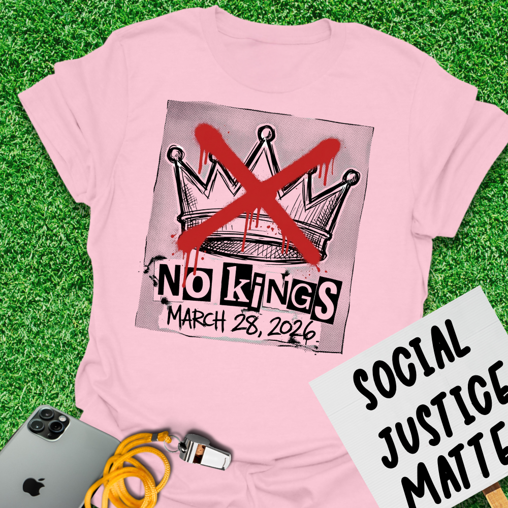 No Kings. March 28. 2026 - Punk Style - Unisex Softstyle T-Shirt