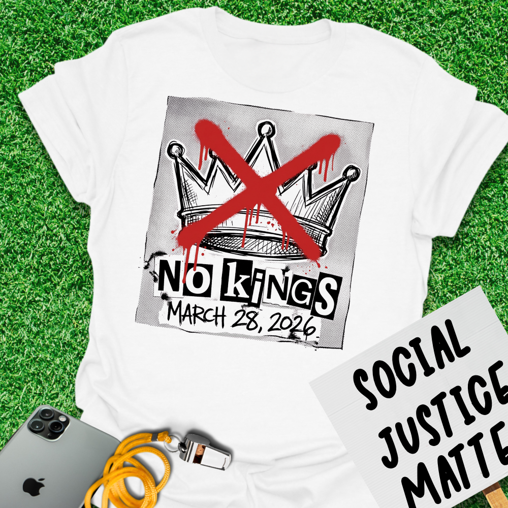 No Kings. March 28. 2026 - Punk Style - Unisex Softstyle T-Shirt