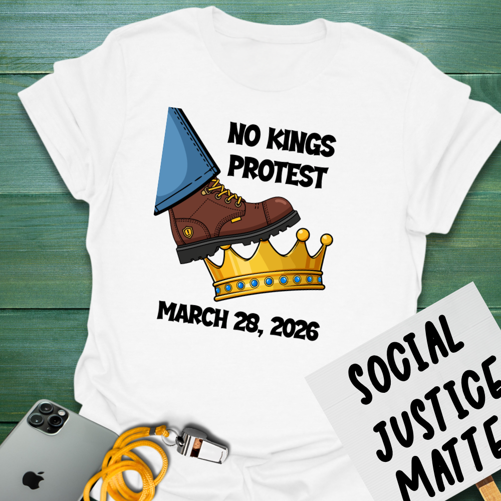 Stompin' Crowns - No Kings March - Unisex Softstyle T-Shirt