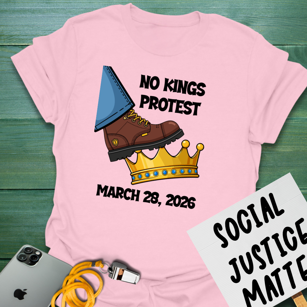 Stompin' Crowns - No Kings March - Unisex Softstyle T-Shirt