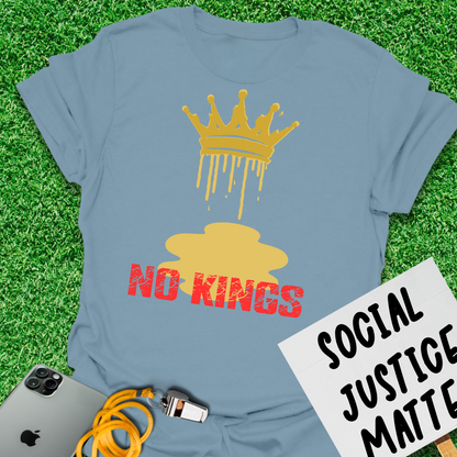 Melting Crown - No Kings Protest - Unisex Softstyle T-Shirt
