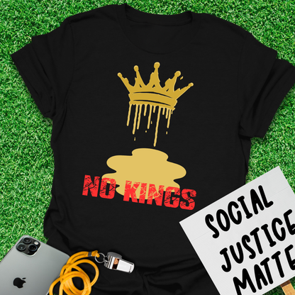 Melting Crown - No Kings Protest - Unisex Softstyle T-Shirt