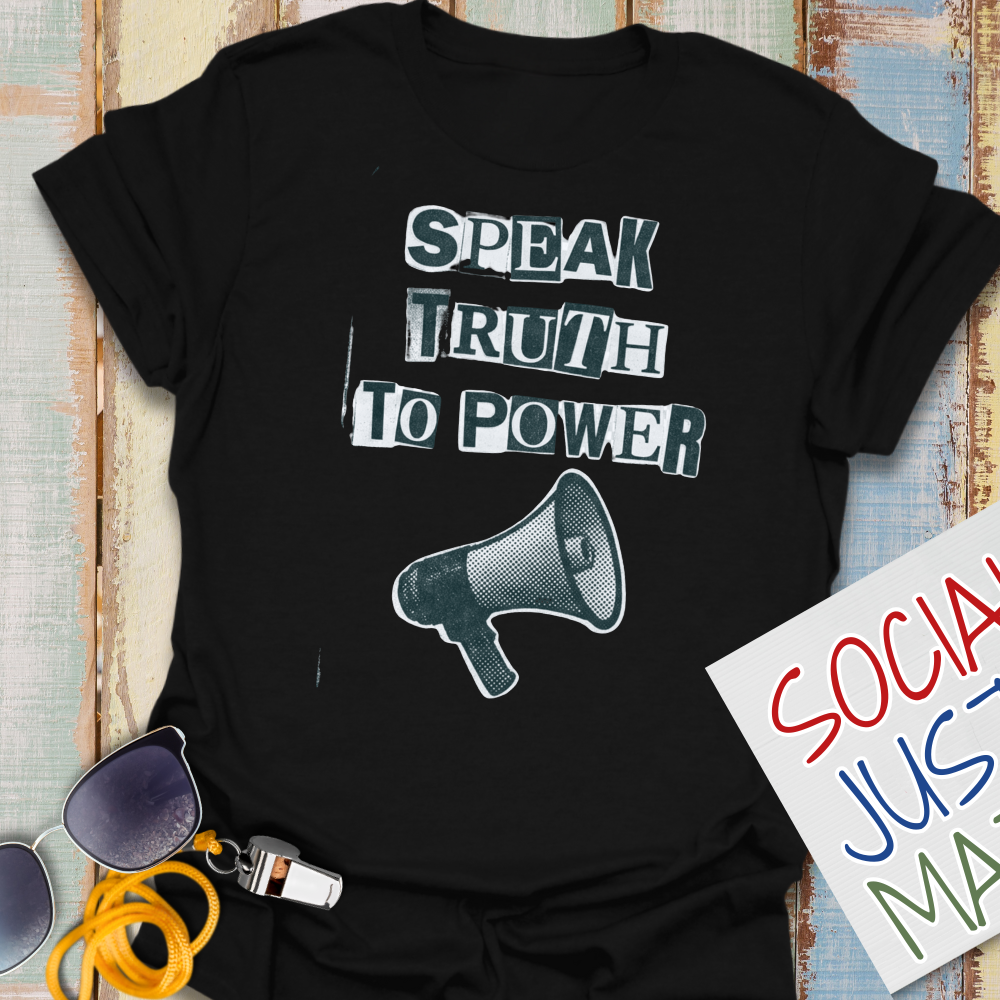 Speak Truth to Power - Unisex Softstyle T-Shirt