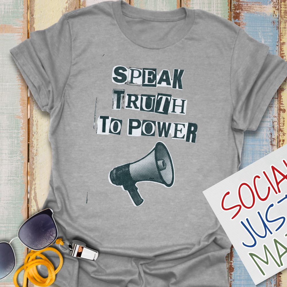 Speak Truth to Power - Unisex Softstyle T-Shirt
