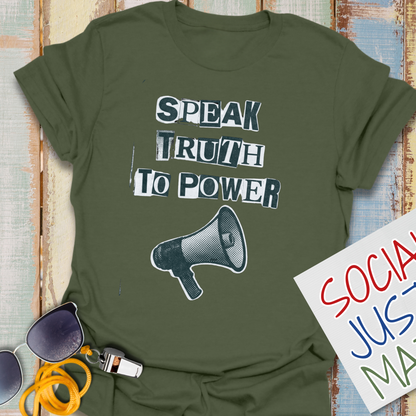 Speak Truth to Power - Unisex Softstyle T-Shirt