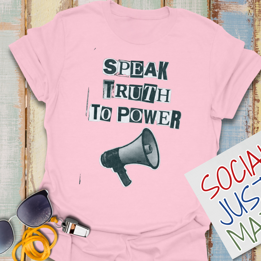 Speak Truth to Power - Unisex Softstyle T-Shirt