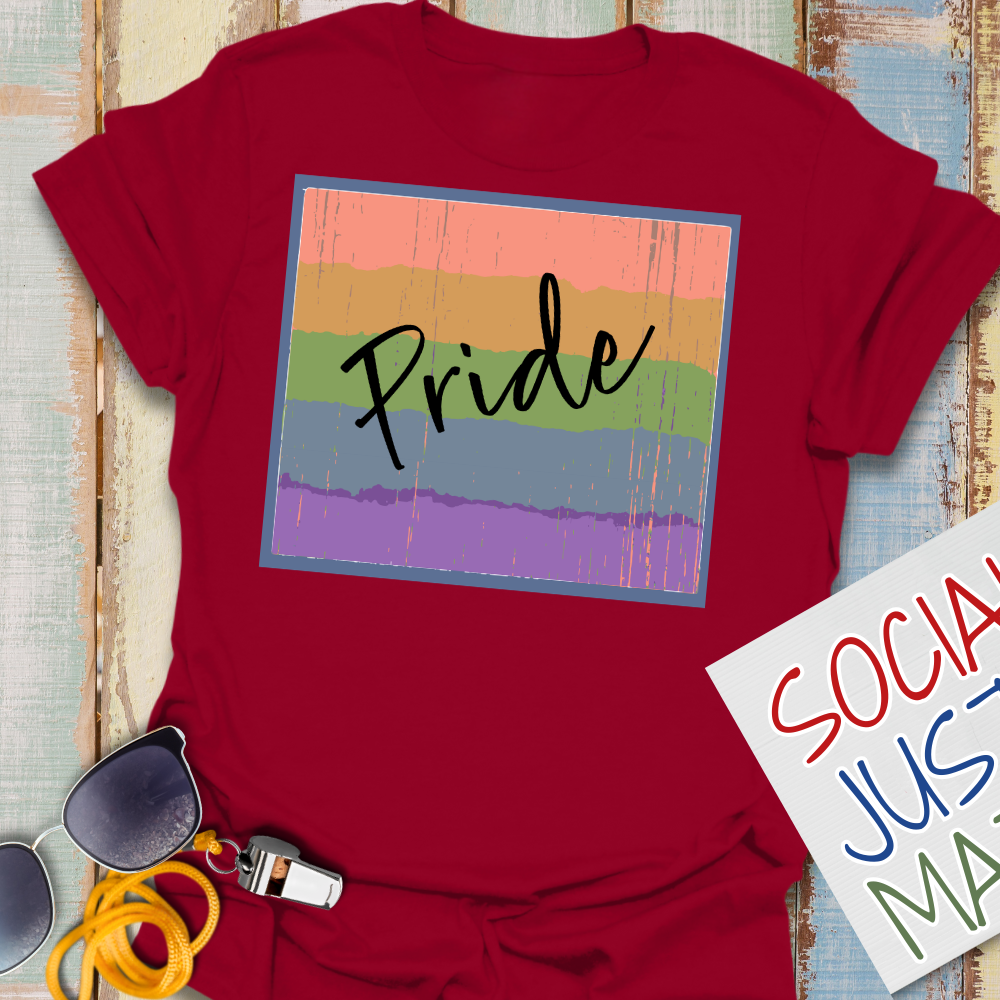 Muted Rainbow Pride 2026 - Unisex Softstyle T-Shirt
