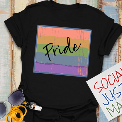 Muted Rainbow Pride 2026 - Unisex Softstyle T-Shirt
