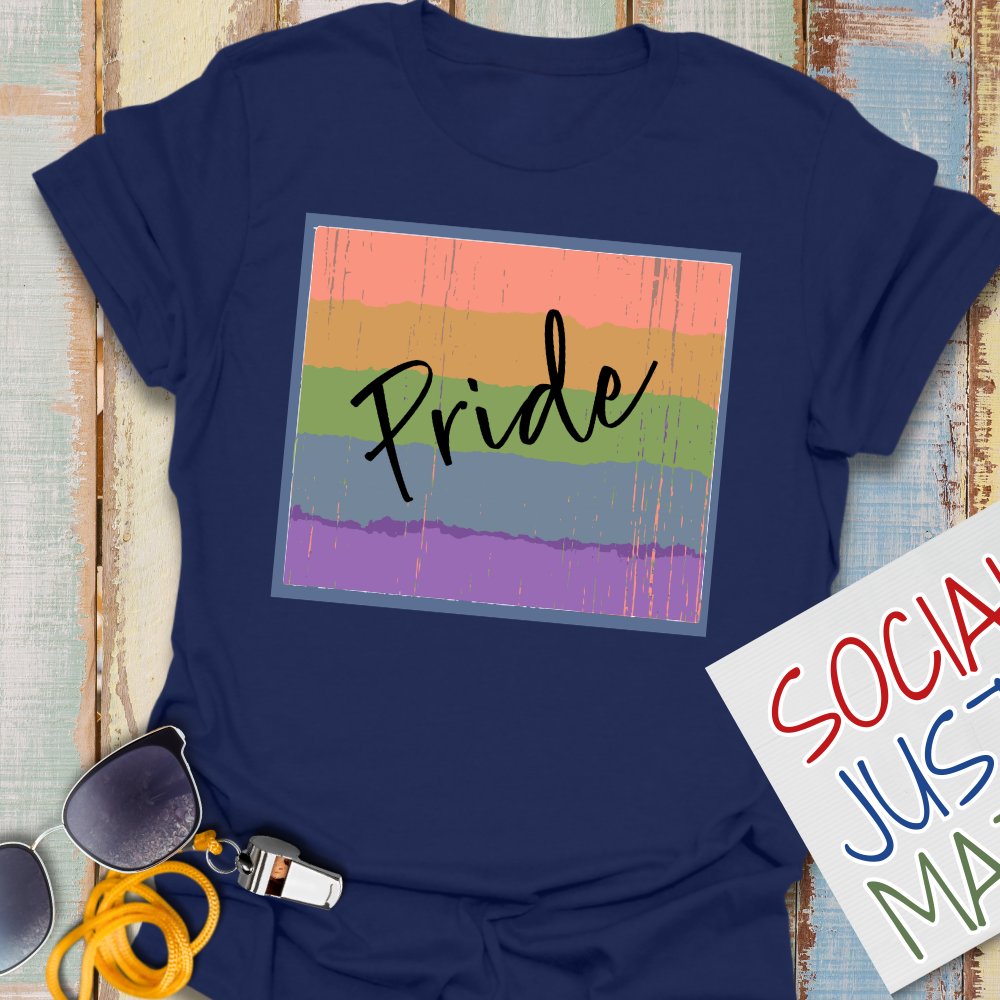 Muted Rainbow Pride 2026 - Unisex Softstyle T-Shirt