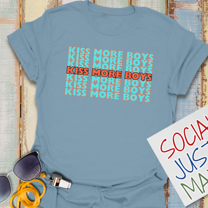 Kiss More Boys - Unisex Softstyle T-Shirt