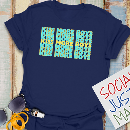 Kiss More Boys - Unisex Softstyle T-Shirt