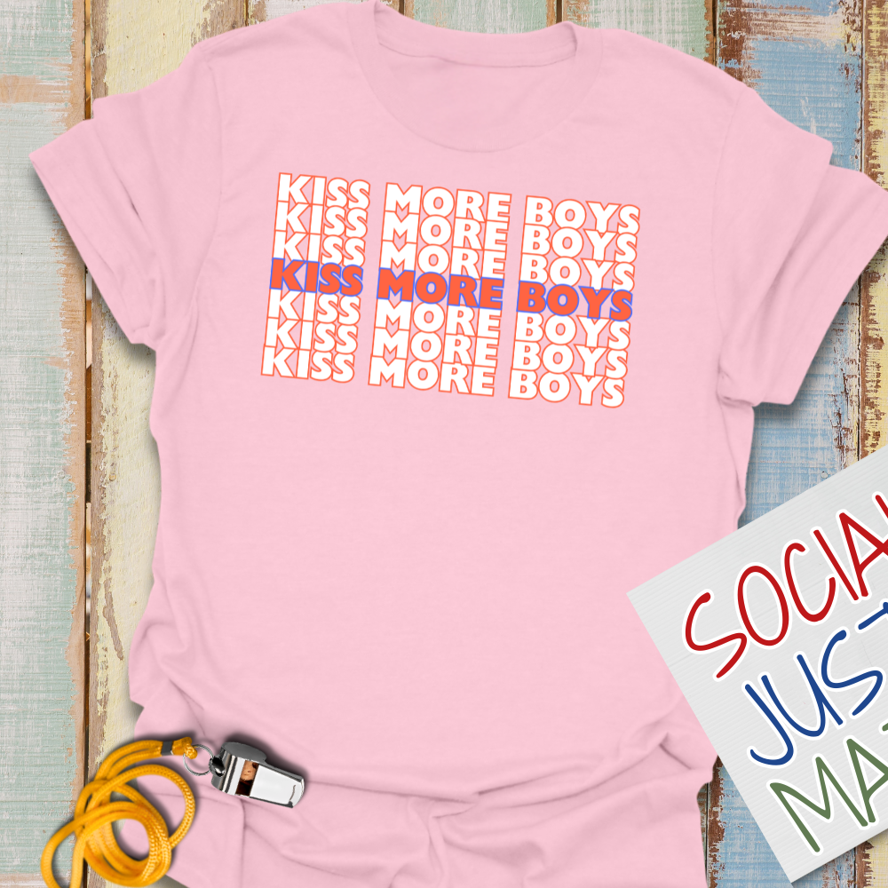 Kiss More Boys - Unisex Softstyle T-Shirt